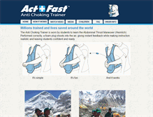 Tablet Screenshot of actfastmed.com